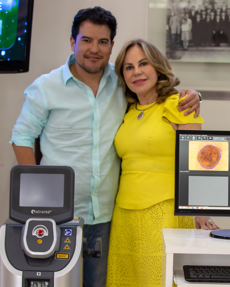 Drª. Jane e Raphael Ohara