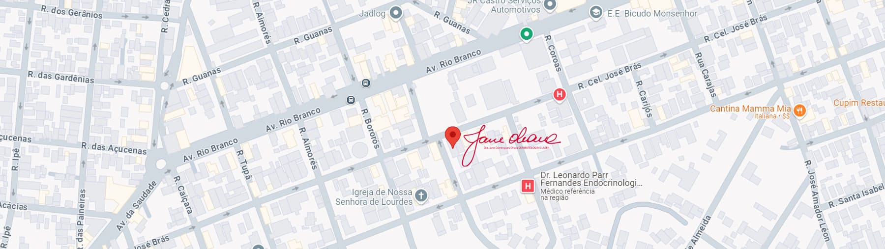 Como chegar Dra Jane